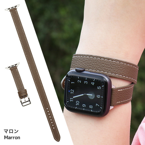高級革 アップルウォッチ Apple Watch ダブルツアー 二重巻き 高級革 アップルウォッチ Apple Watch ダブルツアー 二重巻き