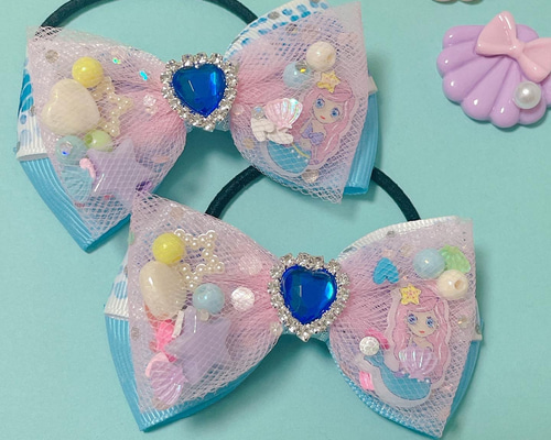 売り切りSALE♡ マーメイド♡ チュールリボン ツイン