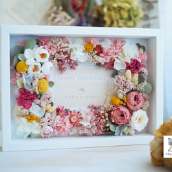 写真入れ替えOK◎誕生日・結婚祝い》カラフルフラワーズ♪プリザーブド