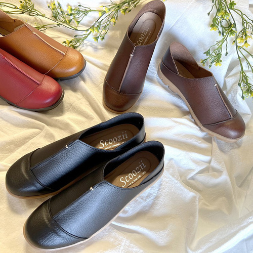 とっても軽い かかとが踏めるスリッポン 1641 スリッポン Moda Ladian