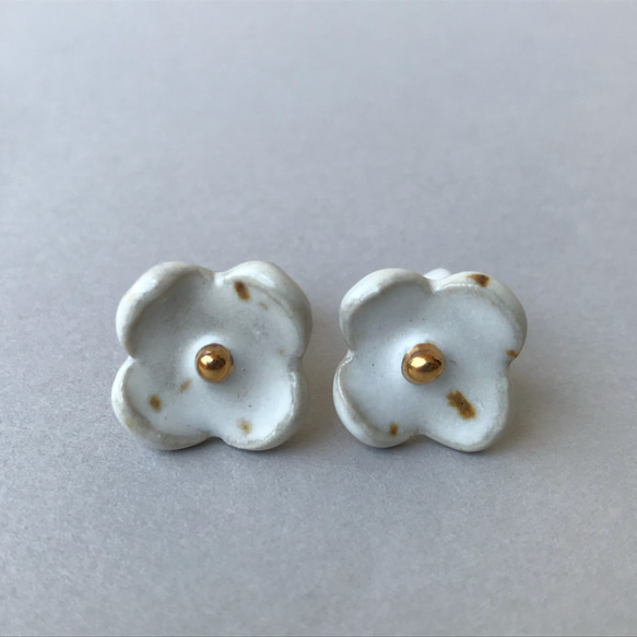 UU ceramic Jewelry 陶器のピアス