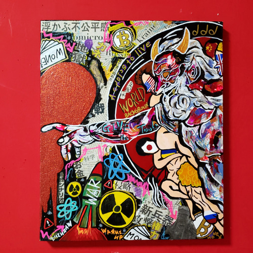現代アート　額縁付き　絵画　ワールドアートコレクション　ノルテ　フラグメンツ 楽天市場】【油絵 直筆仕上げ】フランシス・カデル Santa Maria