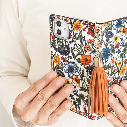 リバティプリント iPhoneケース 花柄 スマホケース 手帳型 iPhone
