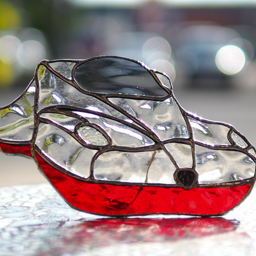 大村発！新幹線かもめ 透明 」ステンドグラス•西九州新幹線・かもめ