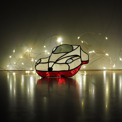 大村発！新幹線かもめ 透明 」ステンドグラス•西九州新幹線・かもめ