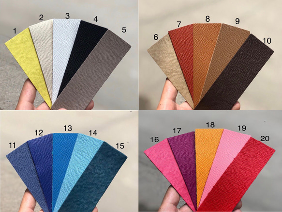 【最新作】高級革使用　長財布　エプソン革　コンパクト カラーオーダー可能　オールレザー ダークグリーン 10枚目の画像