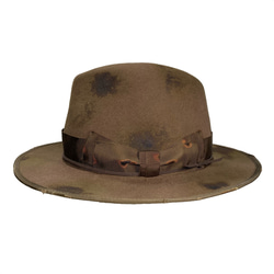 [三角帽] 棕色經典氈帽（定做） 第2張的照片