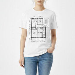 プレゼントに。日本の間取りTシャツXS〜XXLサイズ Tシャツ tcollector