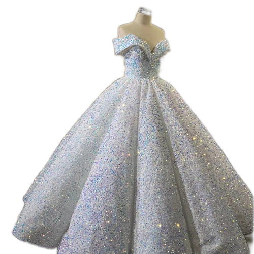 ウエディングドレス パーティドレス キラキラ お色直し B2592 KH-0482 結婚式 カラードレス | トキハナ