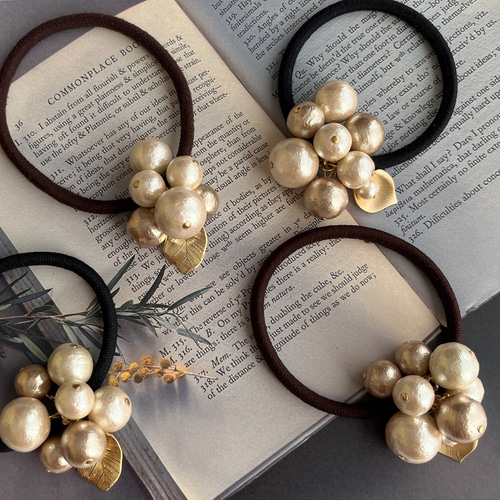 NO 333 レジン ヘアゴム ブローチ ハンドメイド 猫ちゃん NO 333