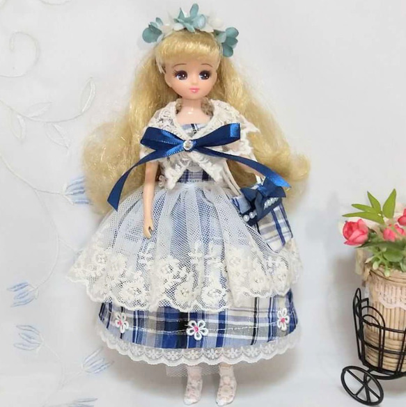 【保障できる】 着せ替え用リカちゃんのお洋服&バッグetcの5点セット 着せ替え服・アウトフィット