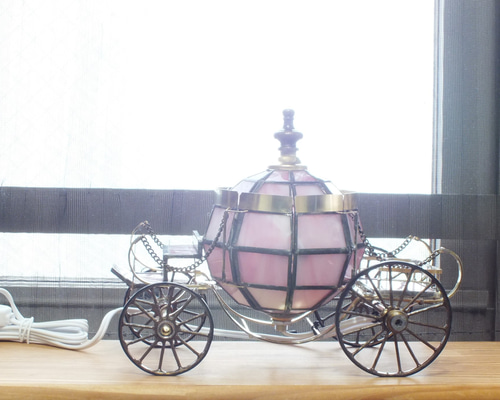 シンデレラ&王子 LEDライト時計/アロマキャンドル カボチャの馬車 シンデレラ&王子 LEDライト時計/アロマキャンドル カボチャの馬車