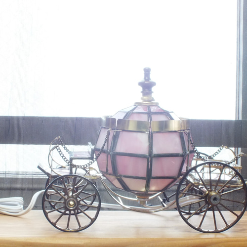 シンデレラ&王子 LEDライト時計/アロマキャンドル カボチャの馬車 シンデレラ&王子 LEDライト時計/アロマキャンドル カボチャの馬車
