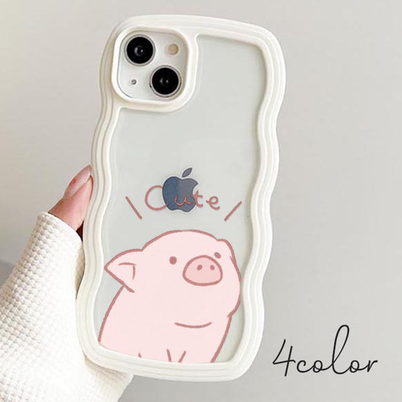 スマホケース なみなみケース ウェーブケース 動物 ビションフリーゼ