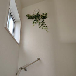 [送料無料]フェイクグリーン 母の日 人工観葉植物 壁掛け 吊り下げ 敬老の日 造花 多肉植物 6枚目の画像