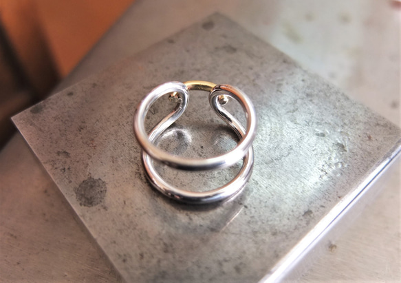 silver,brass＆me ring2mm 4枚目の画像