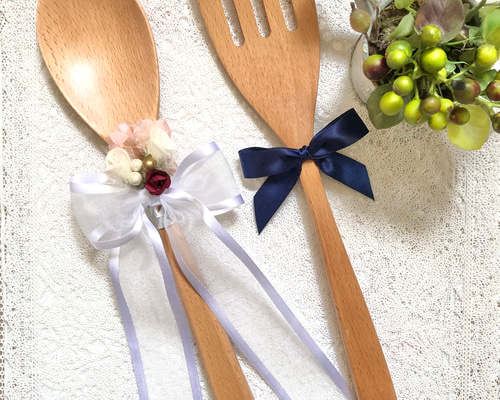 【木製巨大スプーン・フォーク】オブジェ、ハワイみやげ、結婚式、ファーストバイト 木製巨大スプーン・フォーク】オブジェ、ハワイみやげ、結婚式