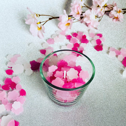 桜とうさぎのキャンドルセット(送料無料) 7枚目の画像