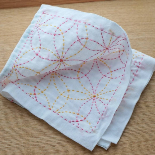 こぎん刺し　テーブルセンター　ランチョンマット　ジュート生地　刺し子 こぎん刺し テーブルセンター ランチョンマット ジュート生地