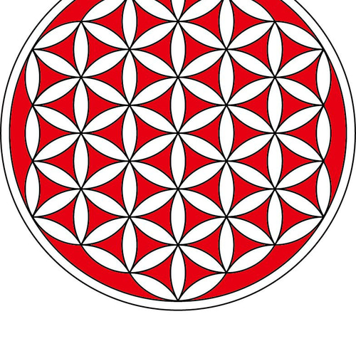 神聖幾何学模様フラワーオブライフ等10種類+6色額縁付き絵画 神聖幾何学模様フラワーオブライフ等10種類+6色額縁付き絵画