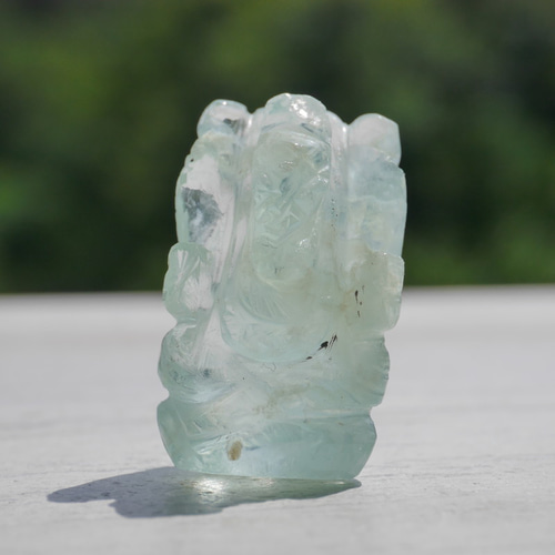 40％OFFSale天然石ガネーシャ像 フローライト 約10g高約28mm 蛍石[gnfl