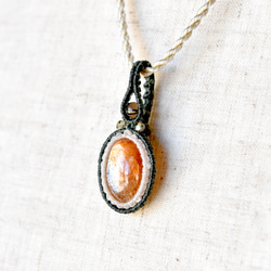 おみど様✴︎レッドヘマタイト✴︎コッパーアマゾナイト✴︎マクラメネックレス おみど様✴︎レッドヘマタイト✴︎コッパーアマゾナイト✴︎マクラメ