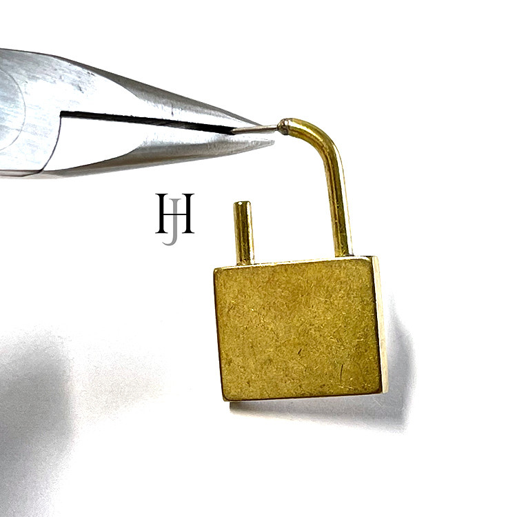 【50個】約29mm南京錠padlockピアス【je72】