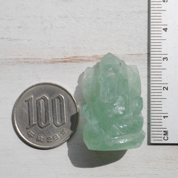 40％OFFSale天然石ガネーシャ像 フローライト 高約32mm 蛍石[gnfl-220824-03] 20枚目の画像