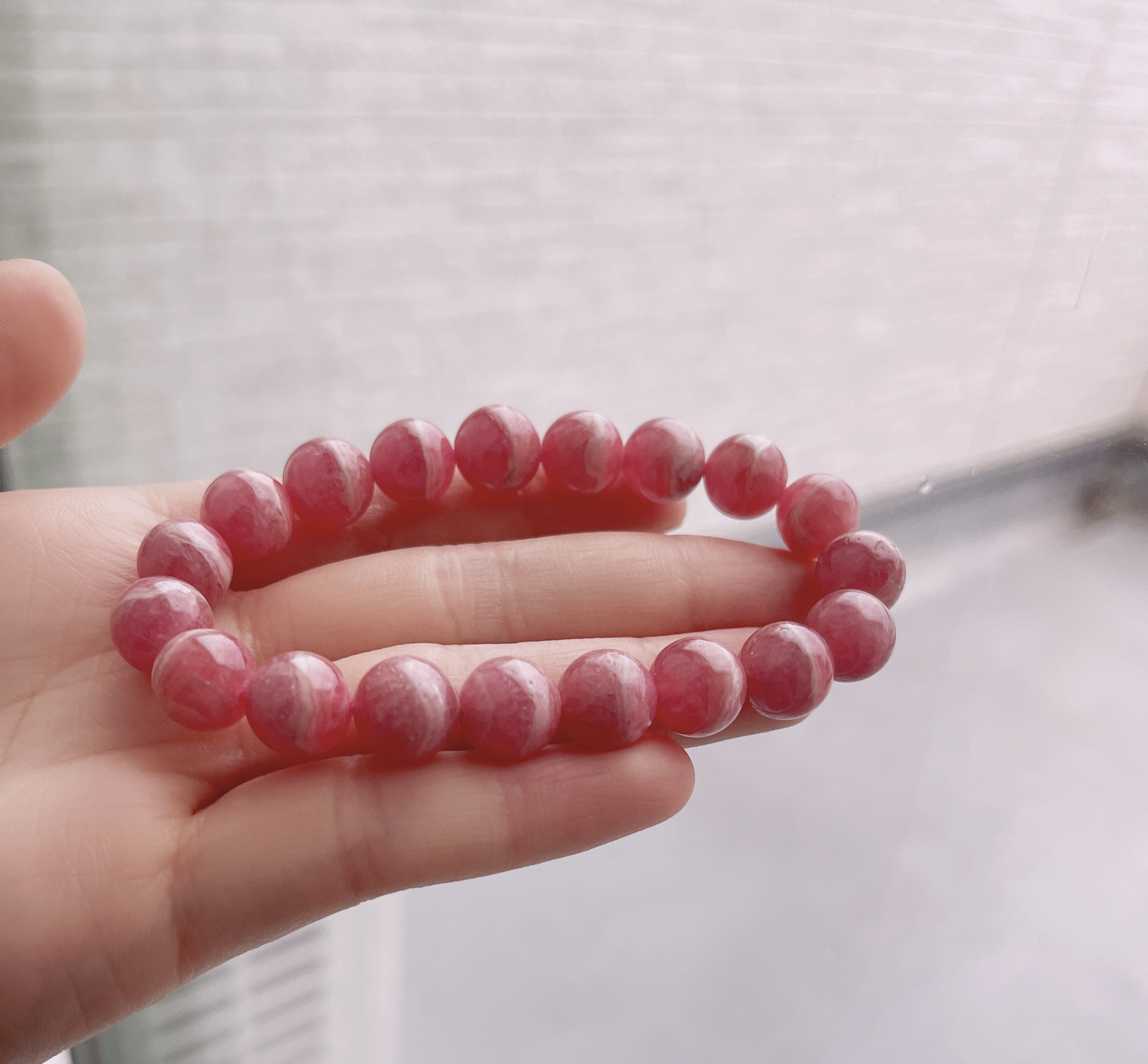 天然無処理 ローズクォーツ バングル NoX104022 履けれ 