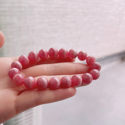 天然無処理 インカローズ ブレスレット 10.5m m ブレスレット 天然石屋  