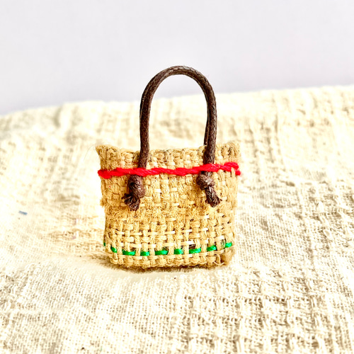 ミニチュア・切り替えトートバッグ♪