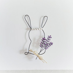 花リースとウォールデコ蝶々 花リースとウォールデコ蝶々