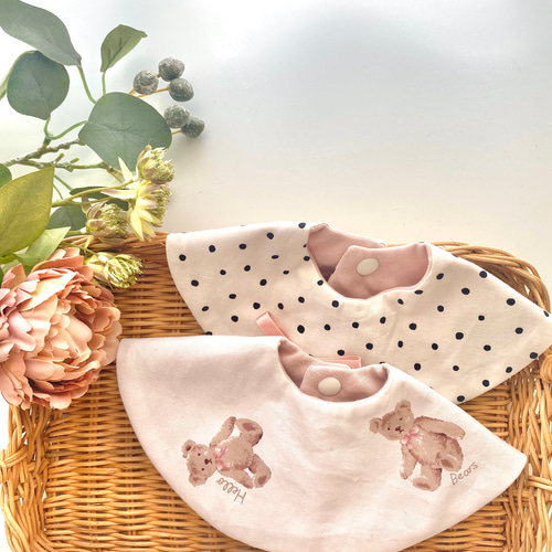 ベビー 丸型スタイ スタイ・よだれかけ ruri 通販 14512610｜Creema