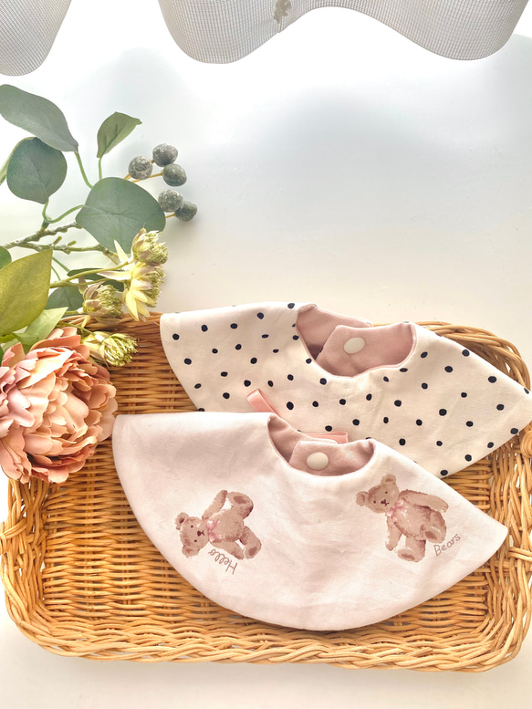 りん様 キラキラスタイ143 ベビー 丸型スタイ スタイ・よだれかけ ruri 通販 14512610