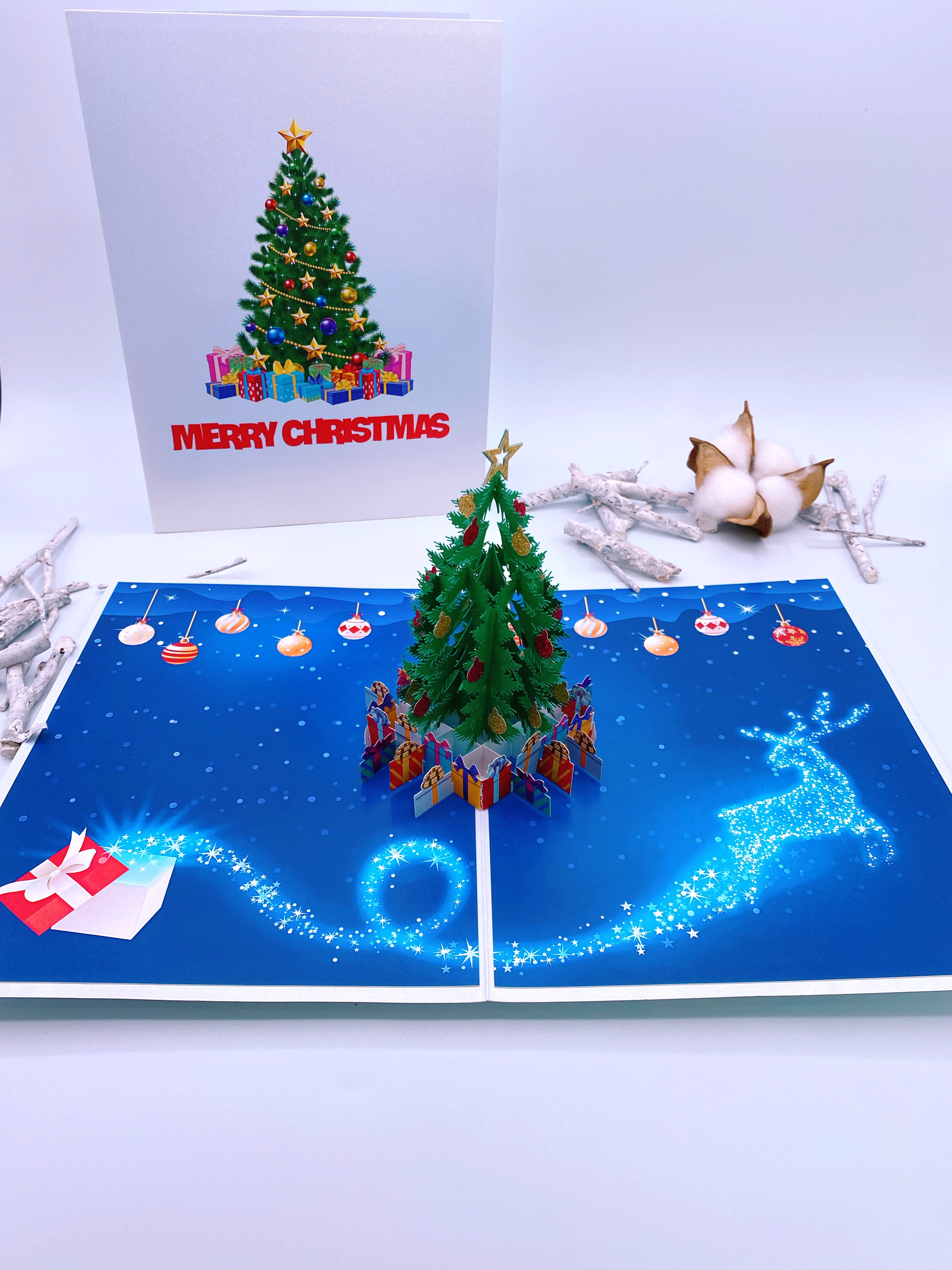 クリスマスボード　クリスマスツリー ハンドメイド　 アッセンドルフト 送料無料！キャンバスボードクリスマスツリー ホワイト | maison du coco