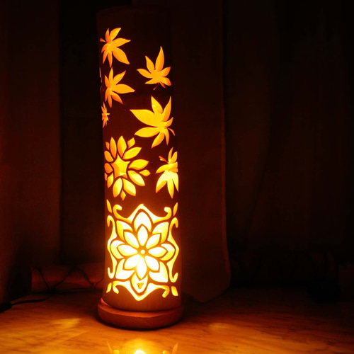 竹灯り・竹あかり・竹灯籠・竹灯篭・竹ランプ ～～ 癒しの灯り☆秋が来