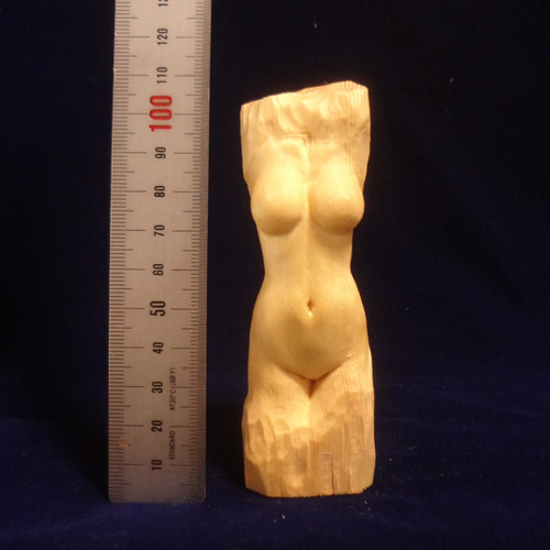 出品者作 木彫刻 アート『 女神のトルソ 』 裸婦 芸術 アート 女性