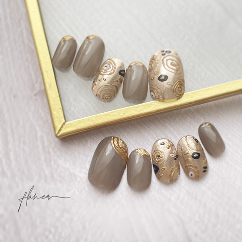 No.16 クリムトネイル ネイルチップ（つけ爪） @flaner.nail 通販