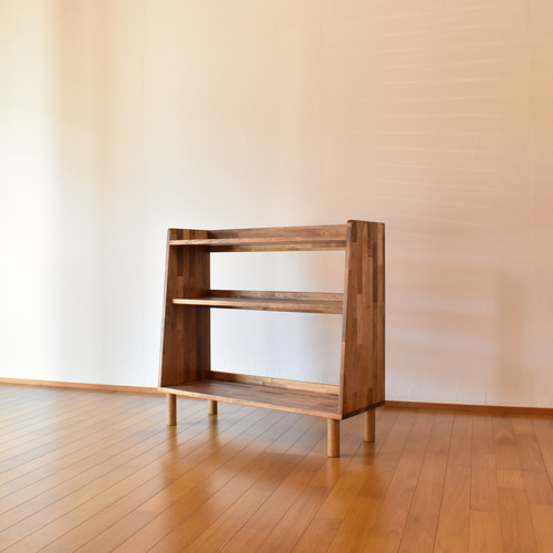 本のシェルフ 本棚・絵本棚・マガジンラック きいろの木工房