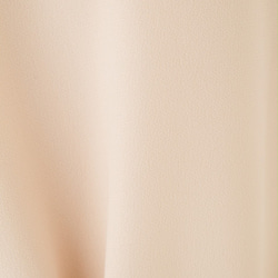夏に最適！大人きれいめシンプル・日本製 上質フレンチスリーブブラウス【ベージュ】リボン取り外し可 14枚目の画像