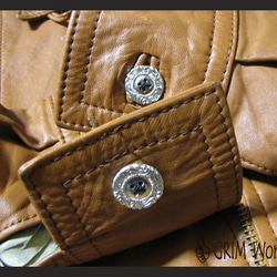 オリジナルボタン 銀ボタン 植物唐草 フラット シャツ ジャケット 袖 服飾 大人 おしゃれ ダンディ クール 銀製品 9枚目の画像