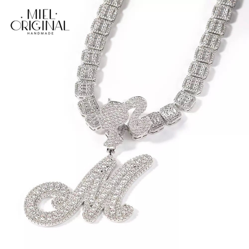 名入れ♡バゲット キラキラ ヒップホップ たかく イニシャル  