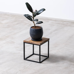 レクトプランターBOXスタンド80×16×62 パイン材 アイアン 古材風 レクトプランターBOXスタンド80×16×62 パイン材 アイアン 古材風