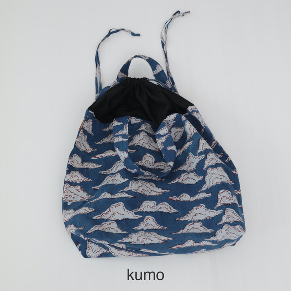 手工方塊印花金爵包 / risu・kumo・kagi 第6張的照片