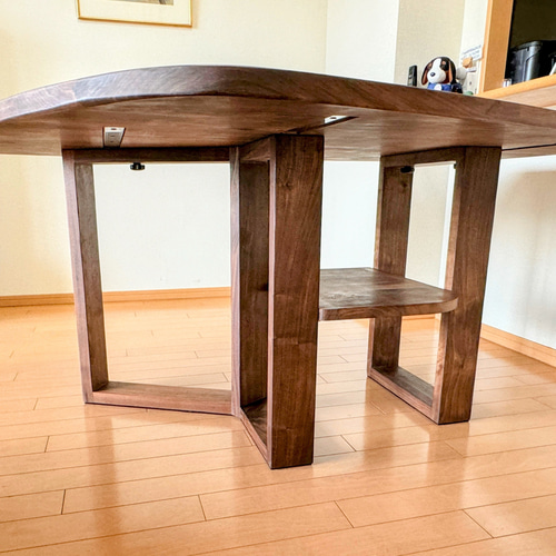 木製自然形状テーブル 木製座卓 自然な形状 木製自然形状テーブル 自然形状の木製座卓