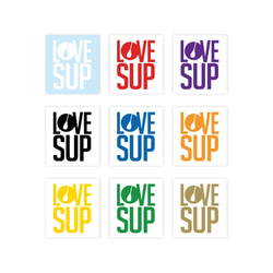 ラブ サップ LOVE SUP サップ大好き ステッカー 4枚目の画像