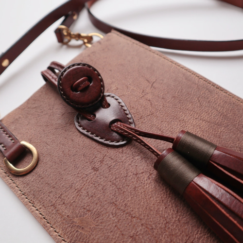 【革製品】 Kudu Leather ショルダーポーチ Shoulder Pouch 03 – Kudu 2 colors｜Products｜Anchor Bridge