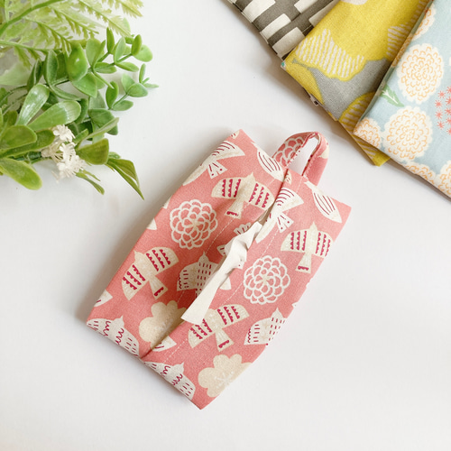 再販】【送料無料】選べる♡卓上ポケットティッシュケース 花柄 チョコ