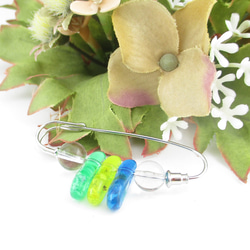 目指すは、東欧に面する海だから、僕の気持ちもちょっと上向く♪<カブトピンブローチ>SB879 1枚目の画像