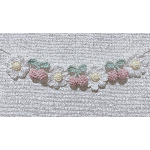 人気作家様ハンドメイド 布花ガーランド さくらんぼ アンティーク 美品 うさぎとさくらんぼのガーランド ハンドメイド No.885 - メルカリ